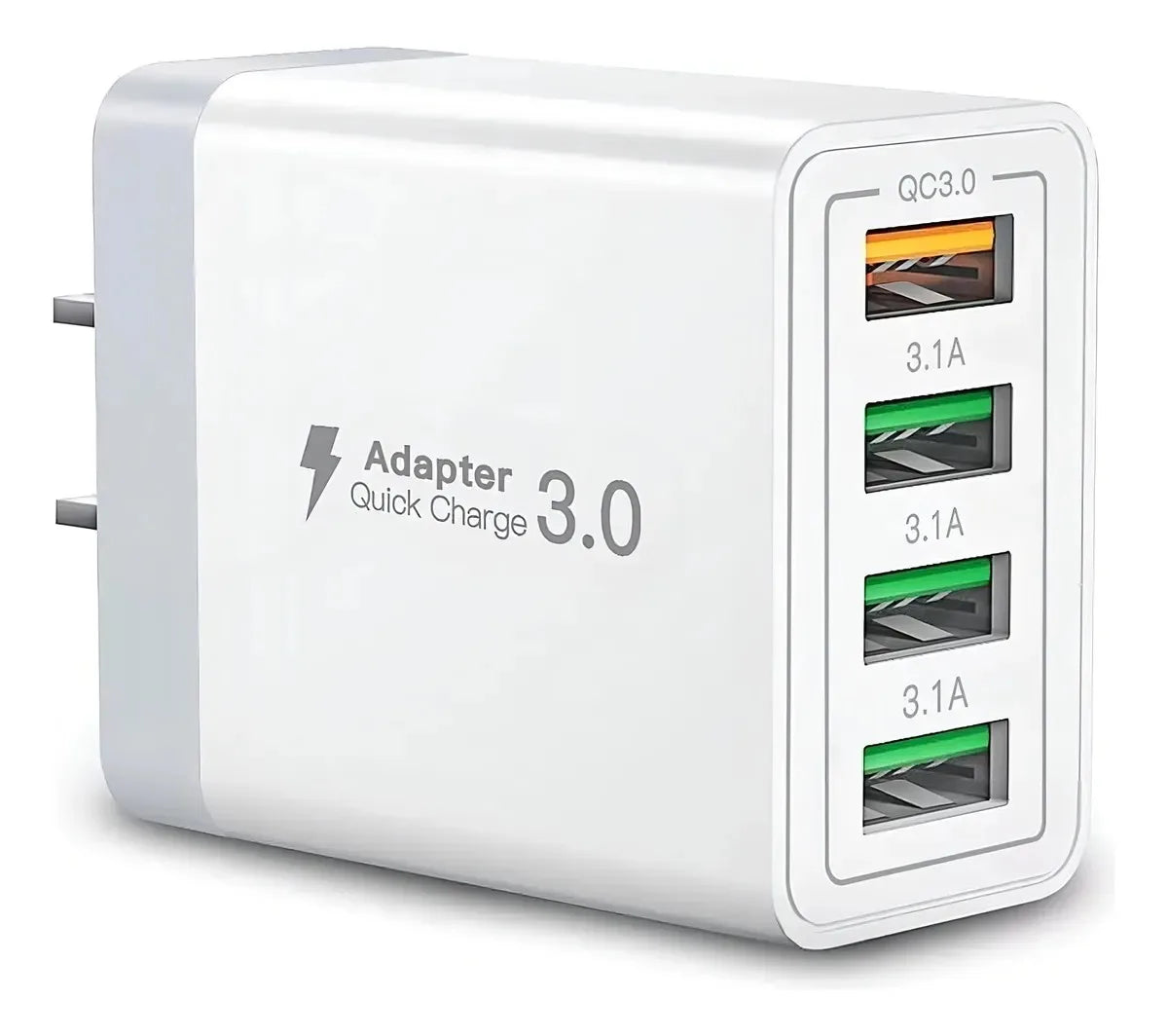 Cargador de 4 Puertos USB Cargador de Carga Rápida 4 Puertos USB 1
