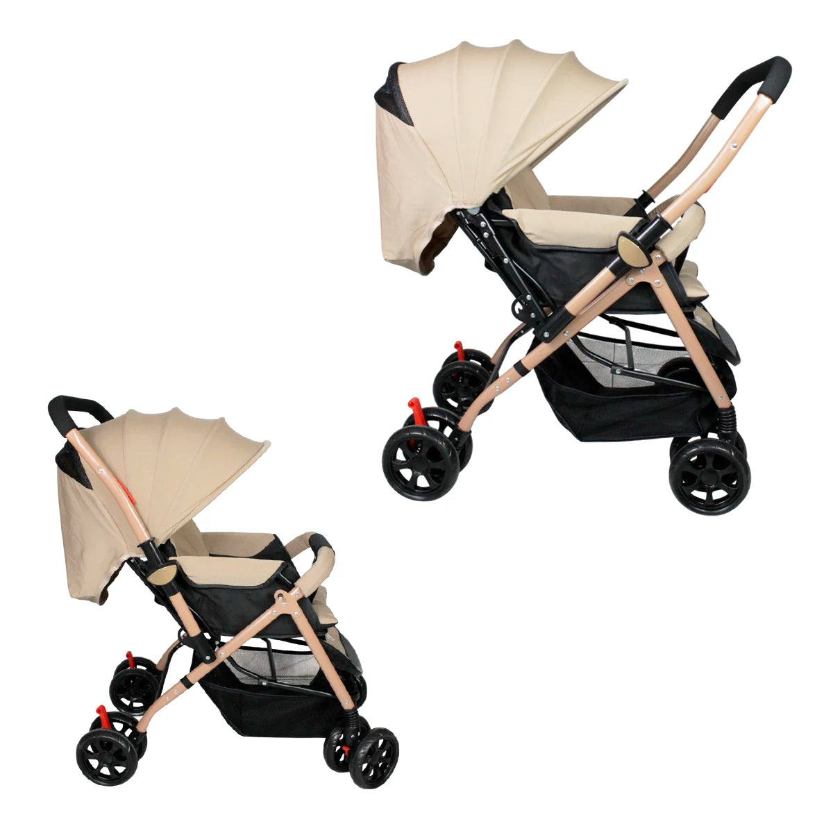 Carriola con Cubre Pies Mango Reversible Noni Is-555 S
