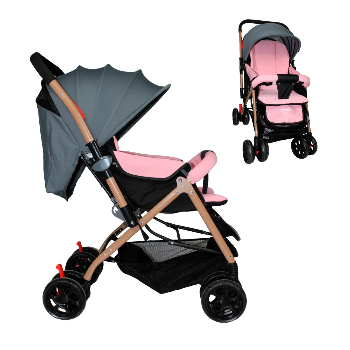 Carriola con Cubre Pies Mango Reversible Noni Is-555 S