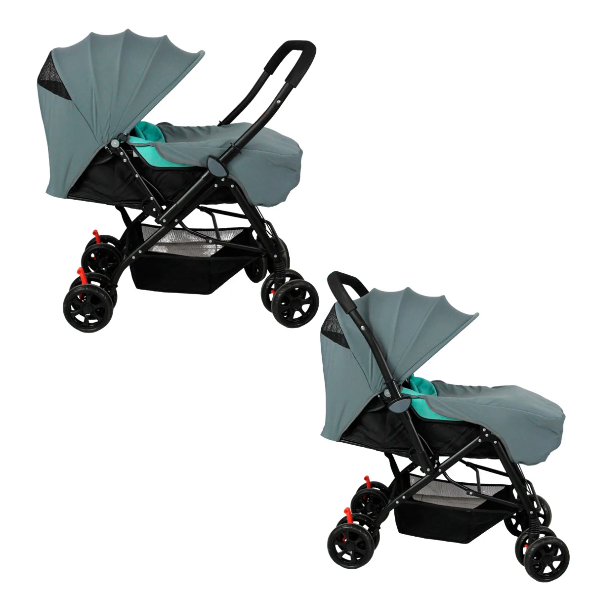 Carriola con Cubre Pies Mango Reversible Noni Is-555 S