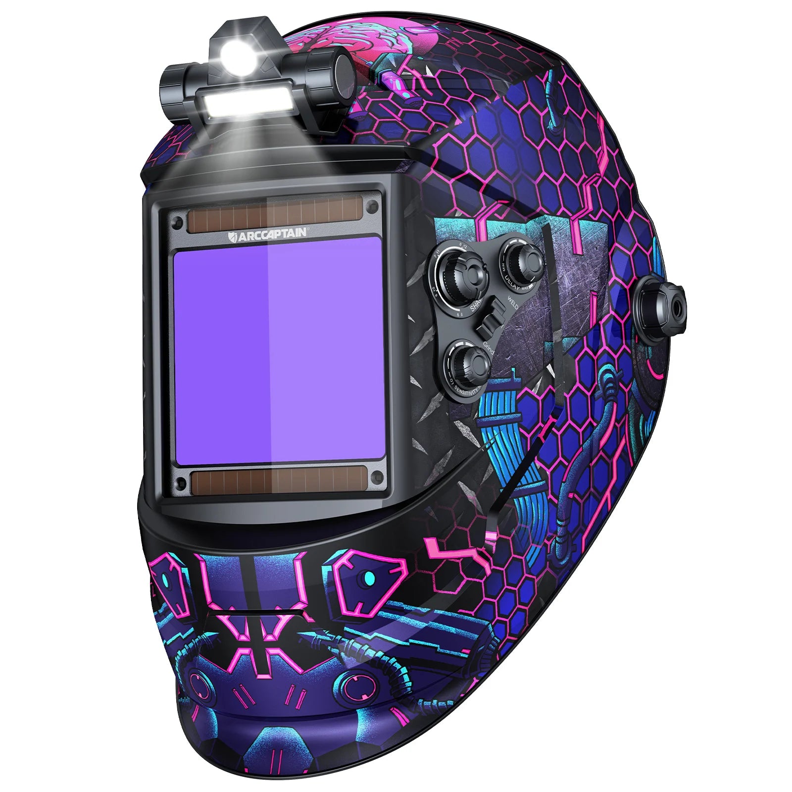 Casco de soldadura oscurecimiento automático