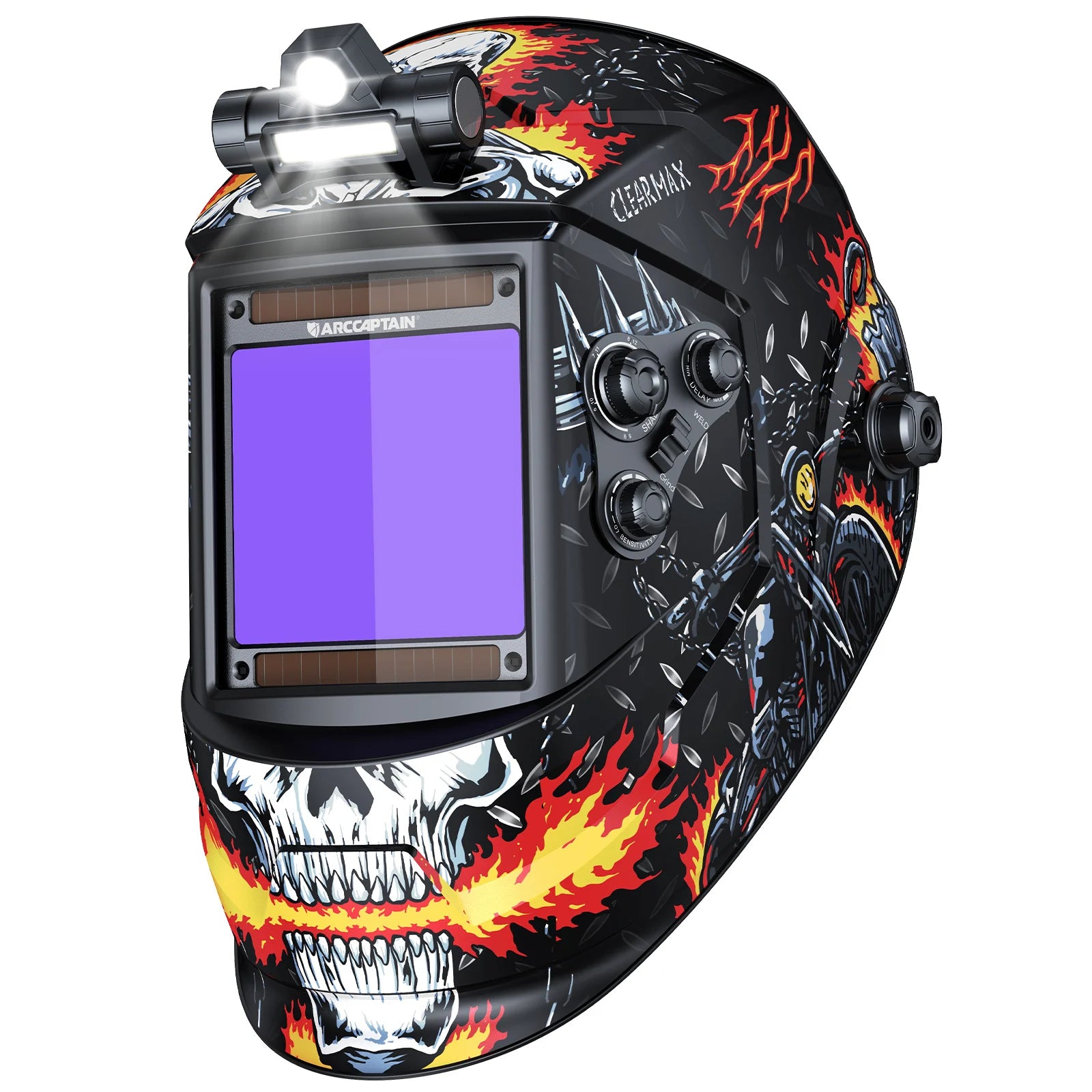 Casco de soldadura oscurecimiento automático