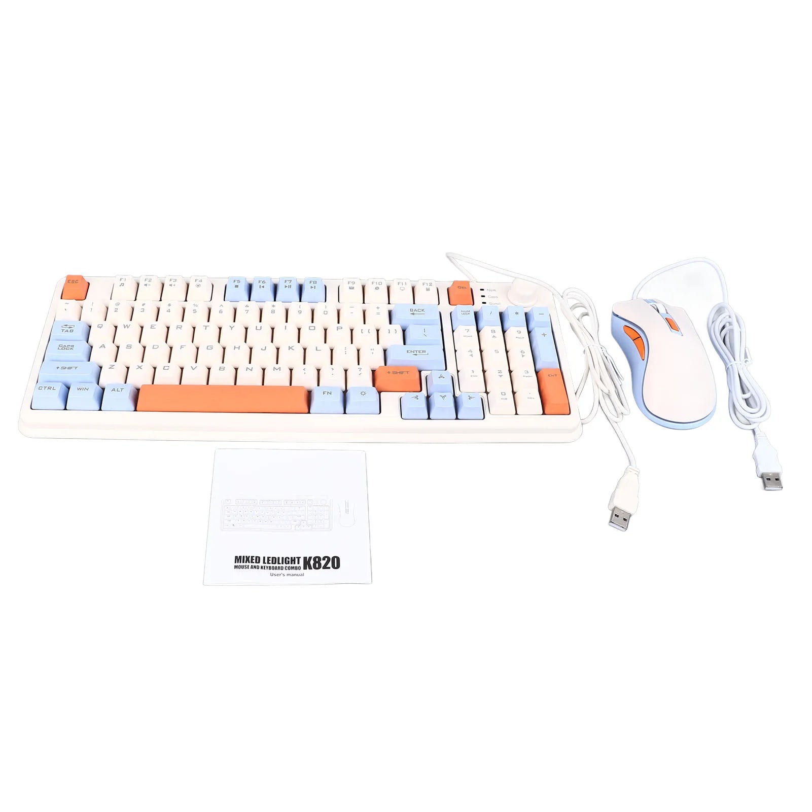 Combo de teclado y ratón para juegos por cable USB,