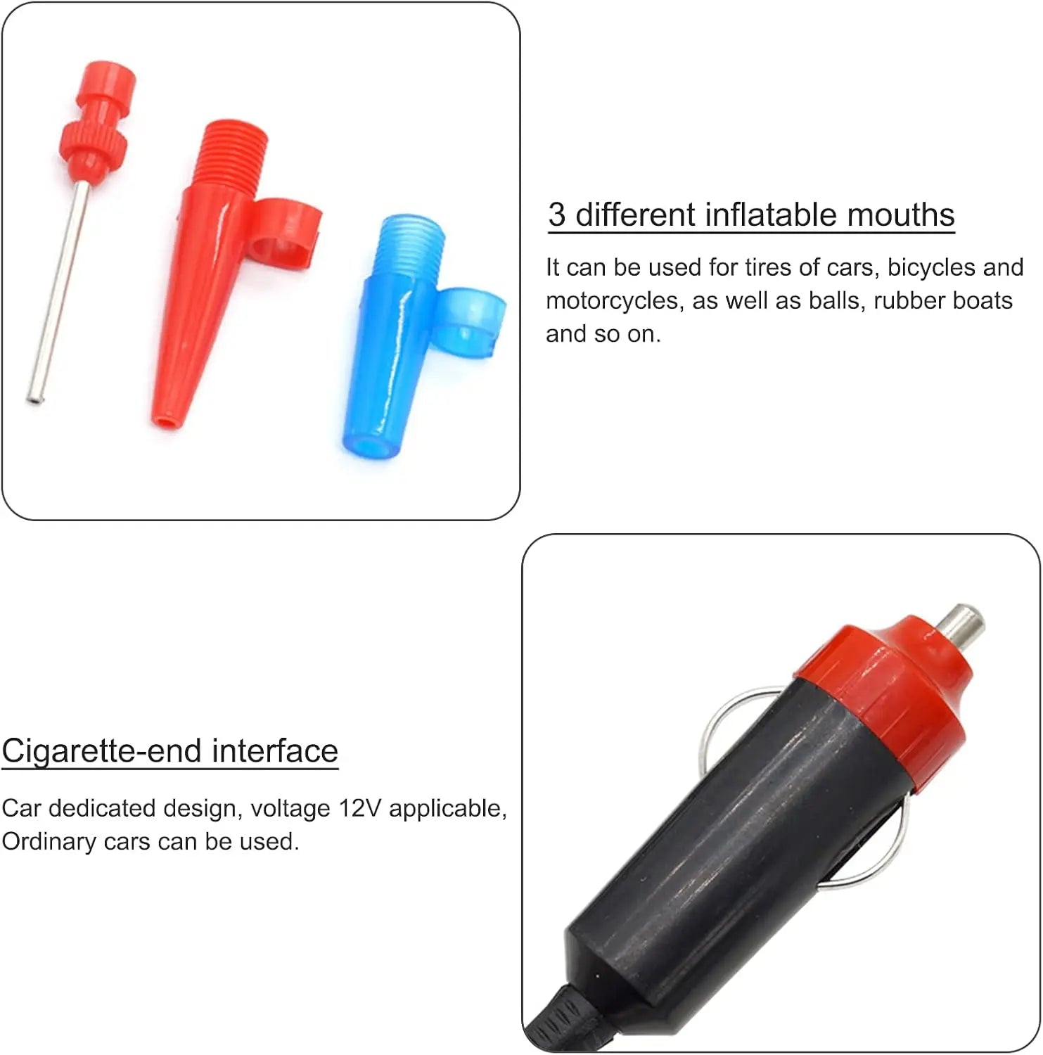 Compresor De Aire Mini Para Llanta 300psi Portátil 12v