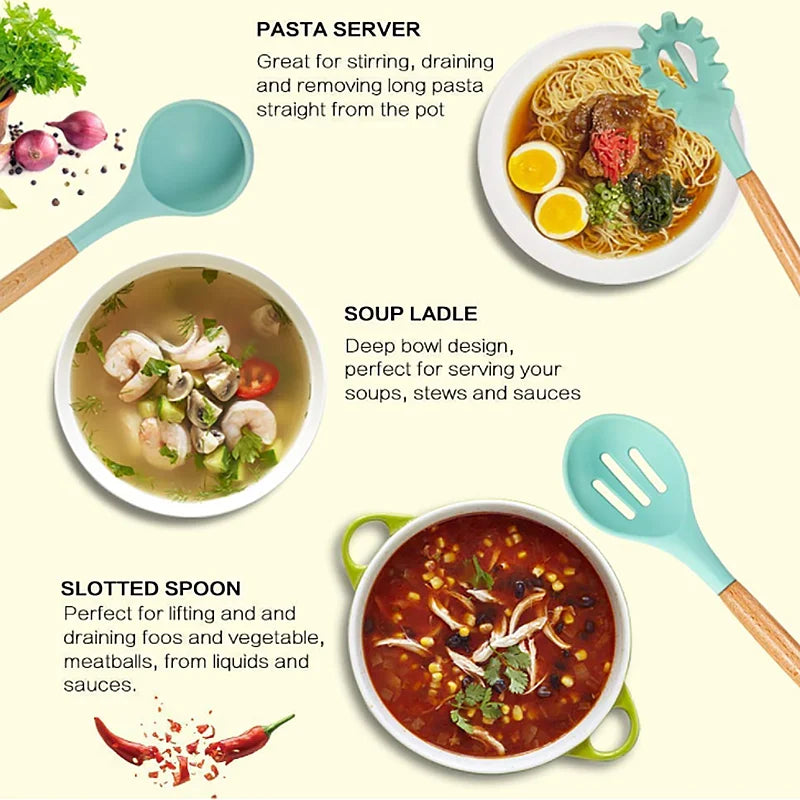 Conjunto de 12 piezas accesorios de cocina