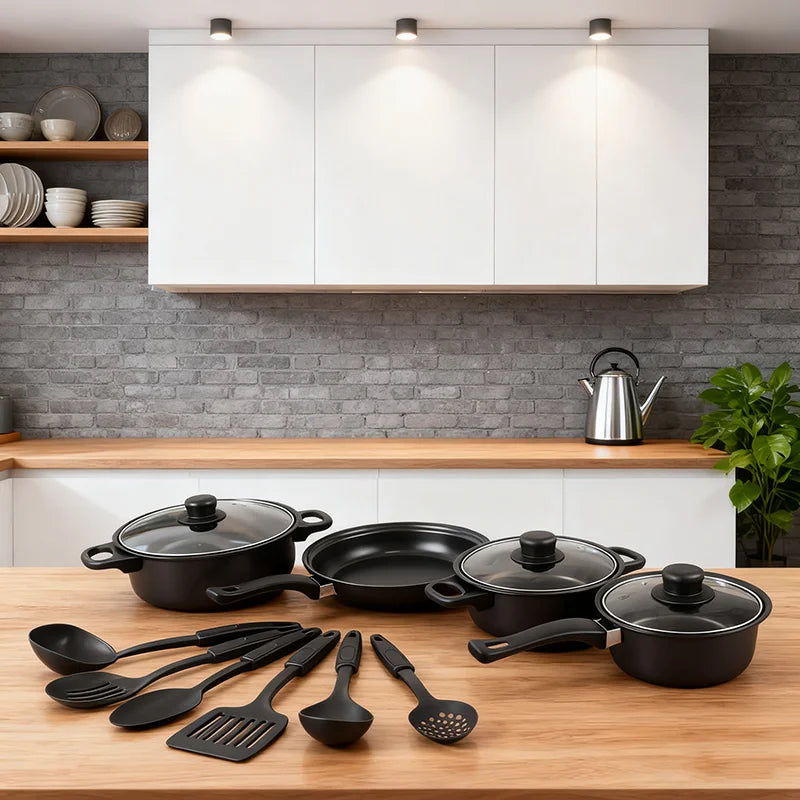 Conjunto de Utensilios de Cocina al Estilo Estadounidense (13 Piezas) rescindible
