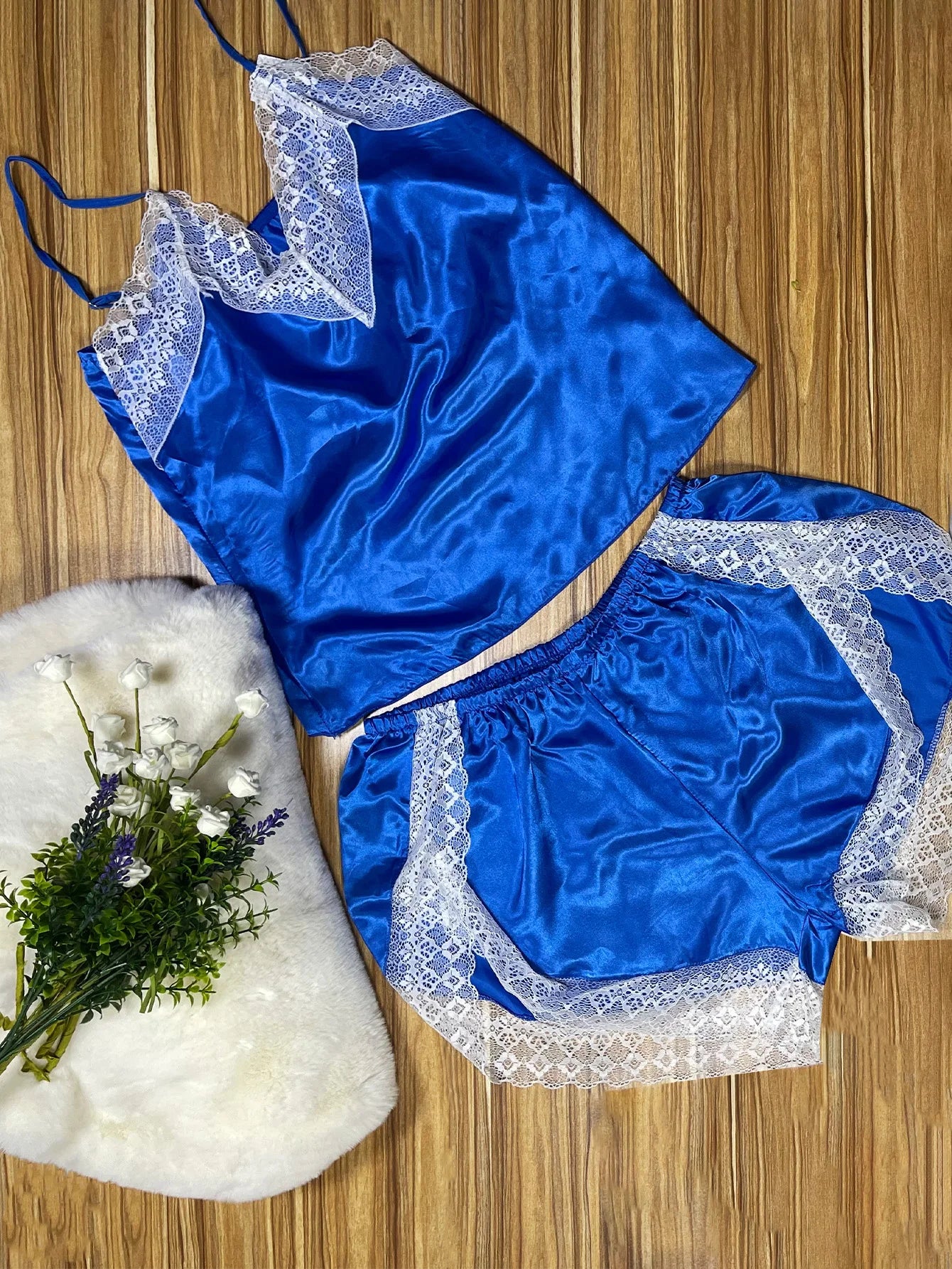 Conjunto de pijama para mujer, clásica