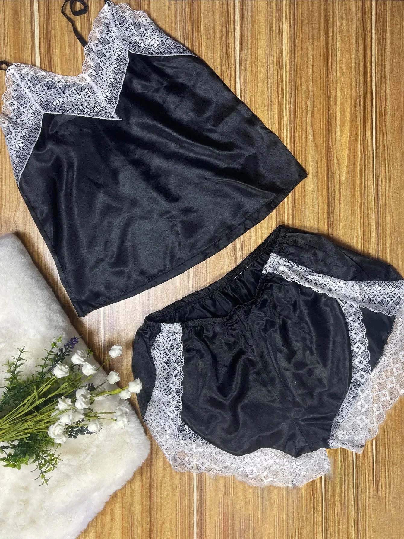 Conjunto de pijama para mujer, clásica