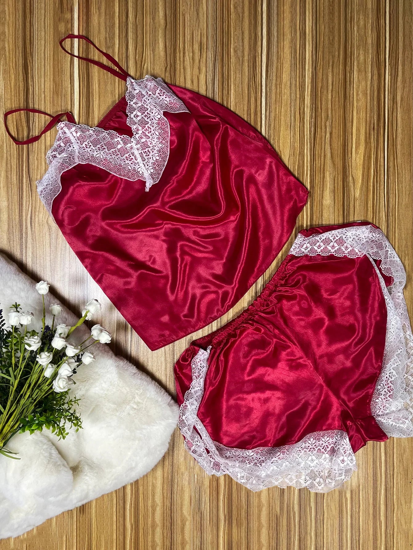 Conjunto de pijama para mujer, clásica