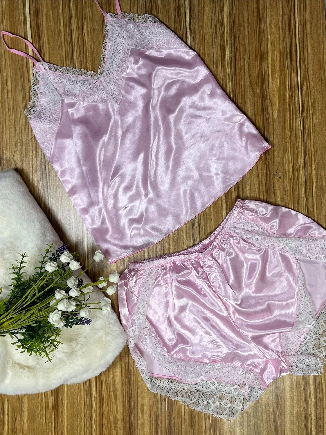 Conjunto de pijama para mujer, clásica