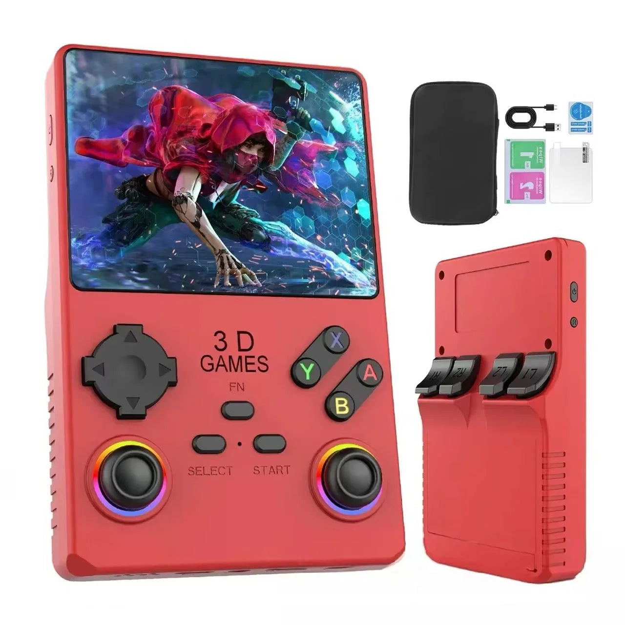 Consola de juegos portátil V40 MAX, , 256GB con más de 40000 juegos