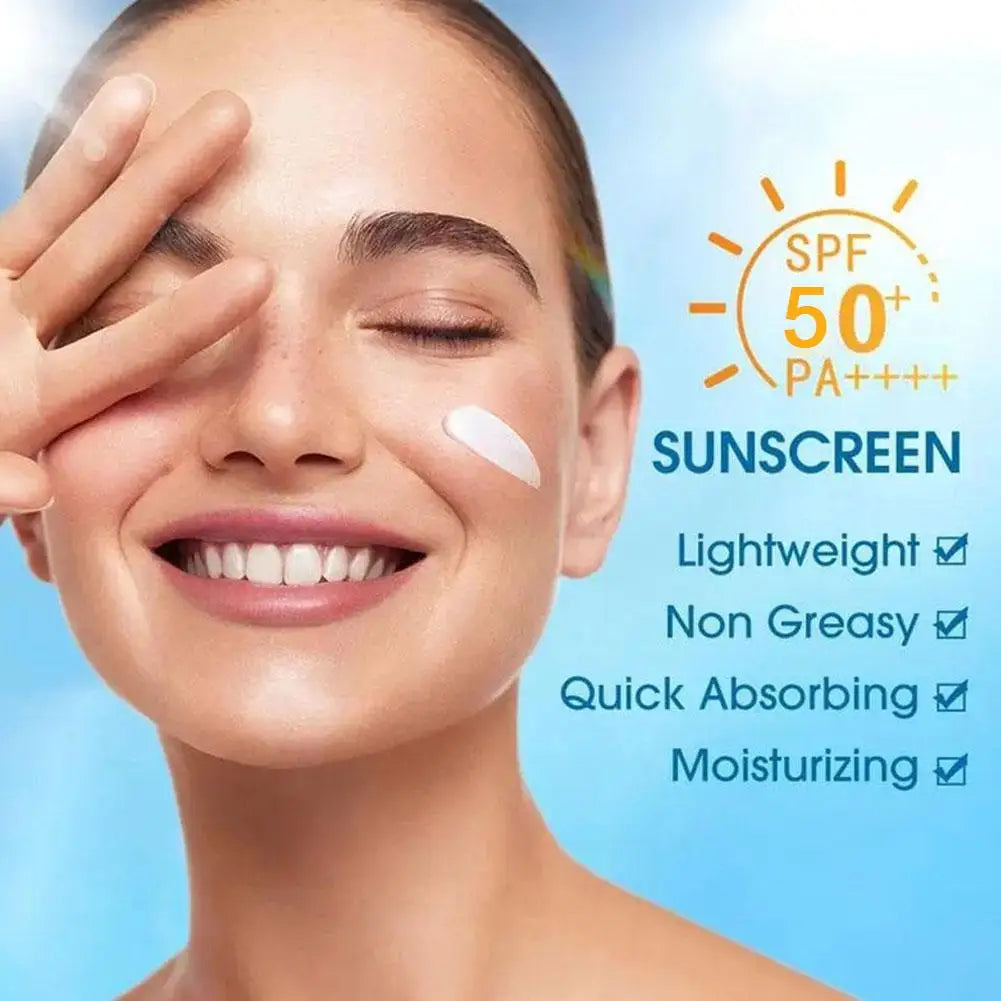 protección Solar para cara y cuerpo SPF50 +, loción Solar refrescante antisudor,2 UNIDADES