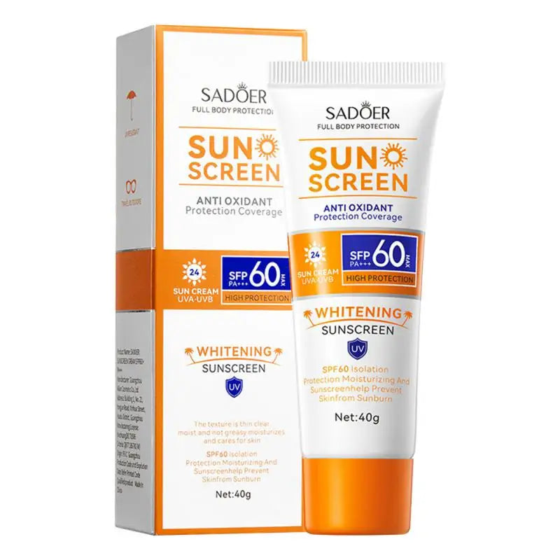 Crema de protección solar SPF60 +,