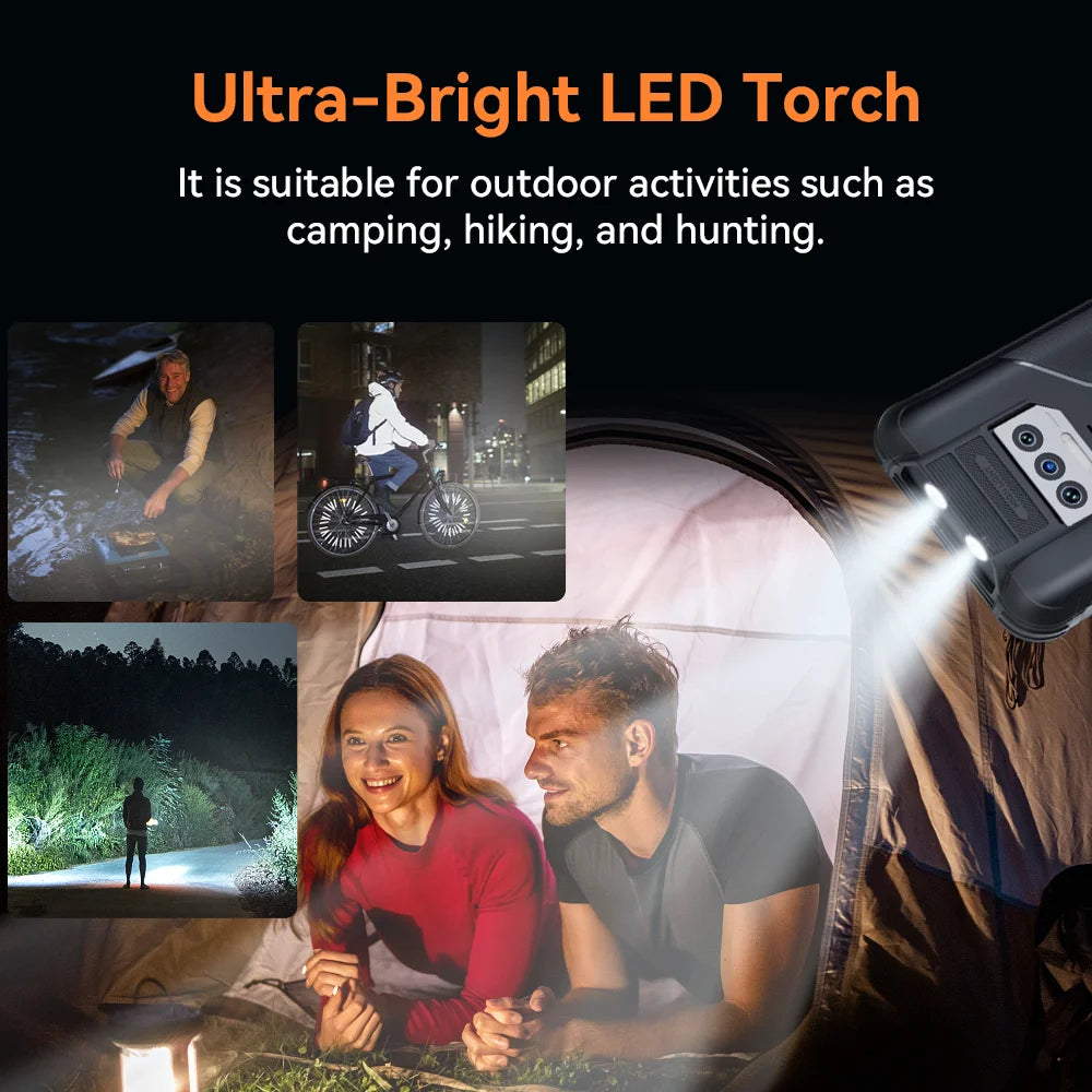 teléfono inteligente resistente, 12 GB de RAM