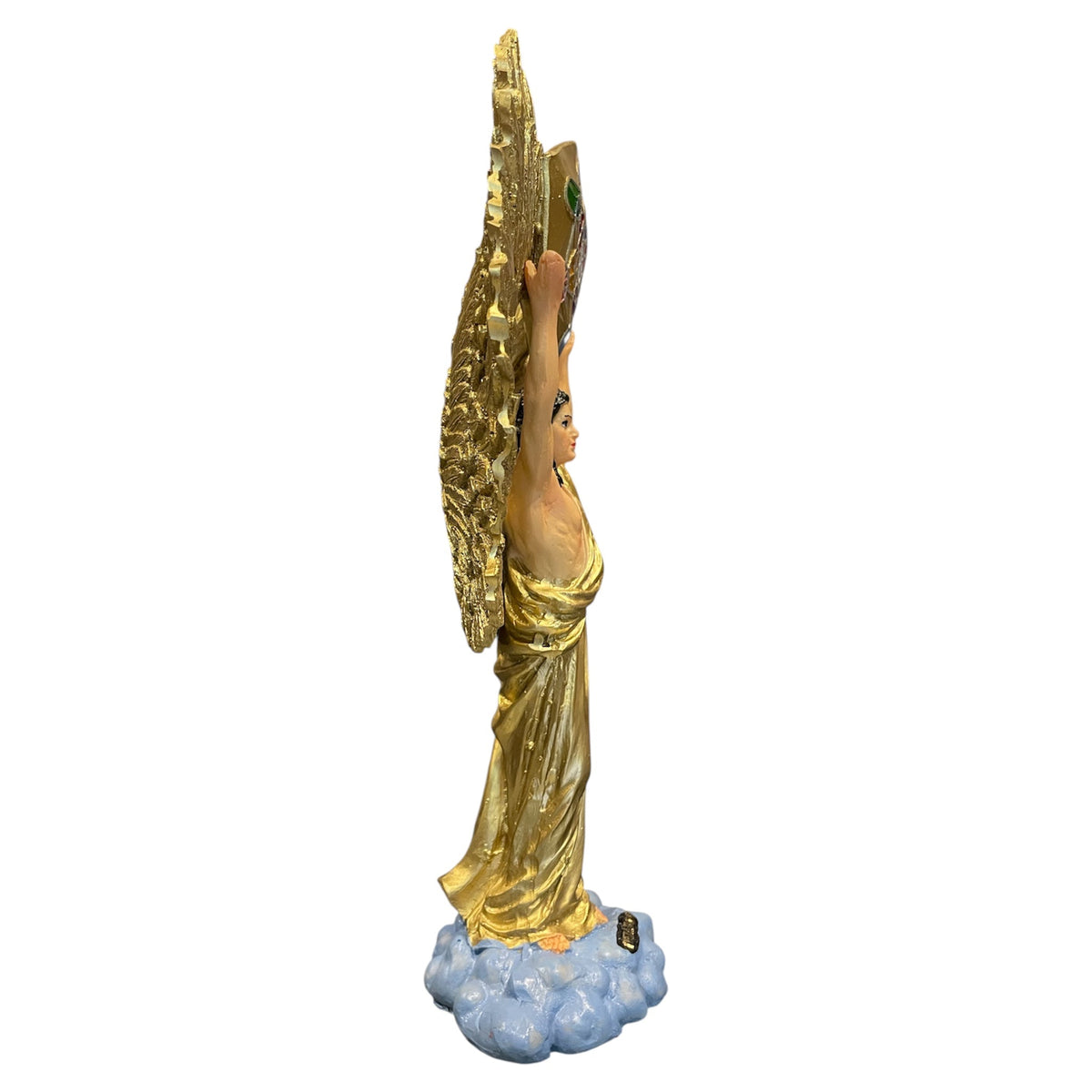 Metatron Arcangel Resina Nacional Pintado A Mano 32 Cm