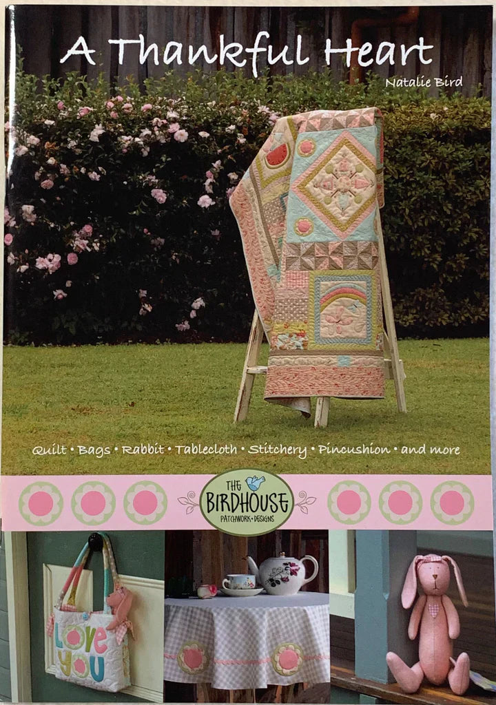 Libro con patrones Un Corazón Agradecido de Natalie Bird