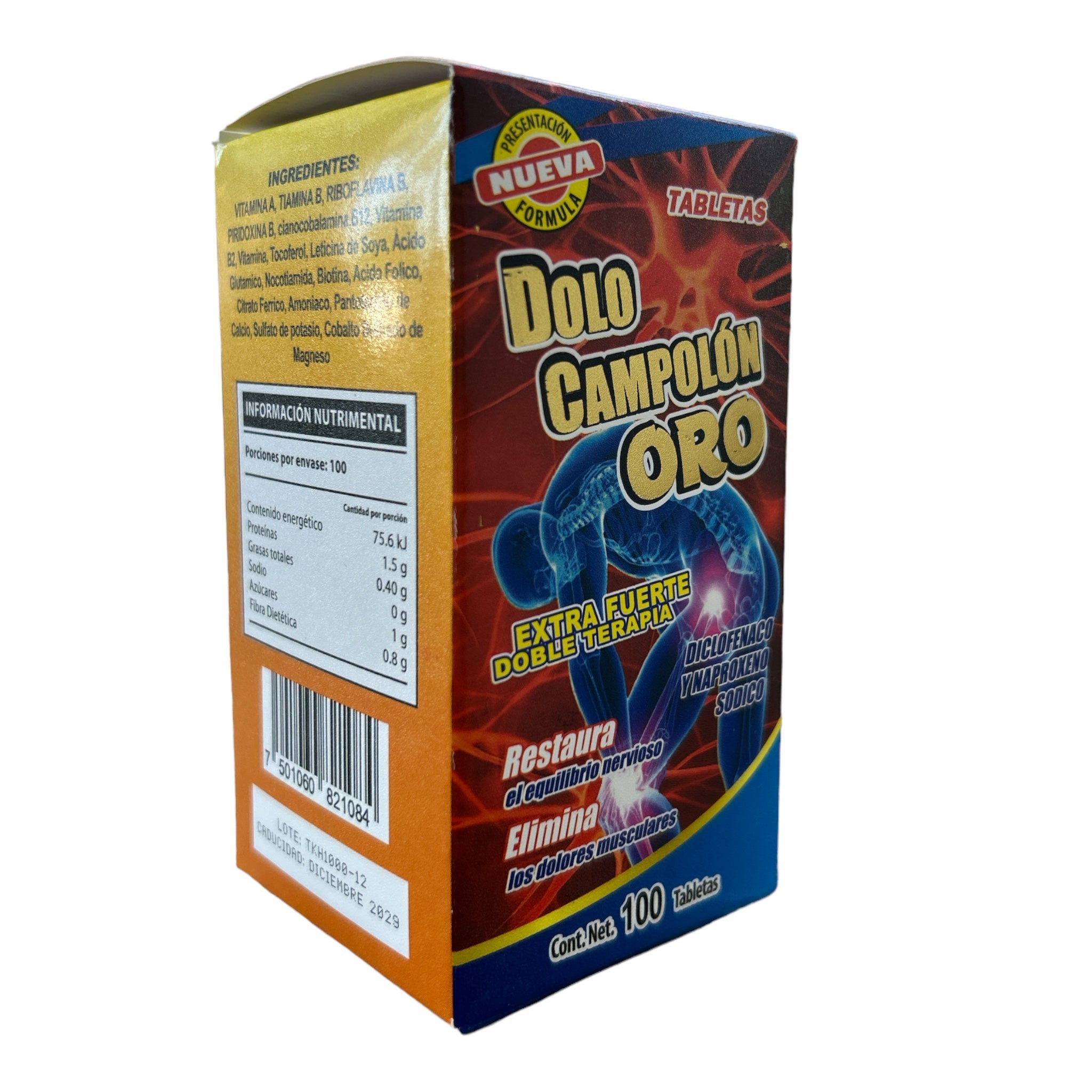 TAB  DOLO CAMPOLON ORO C/ 100 THE KING