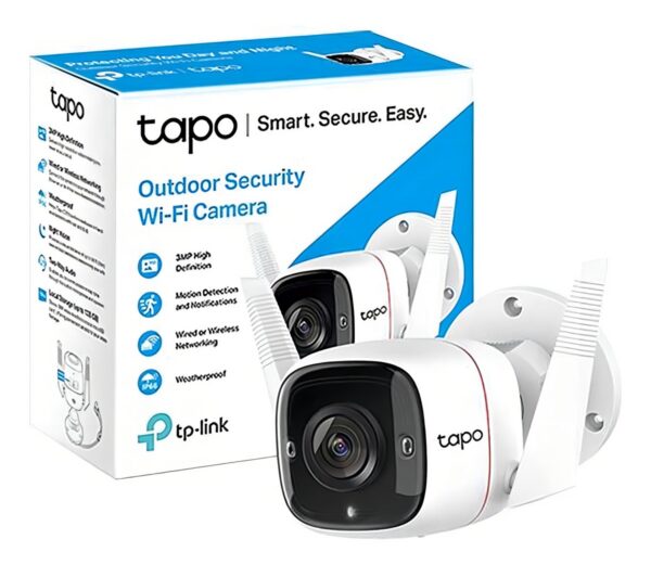 Camara Wi-Fi Outdoor Security 3Mp Two-Way Audio Color Blanco
