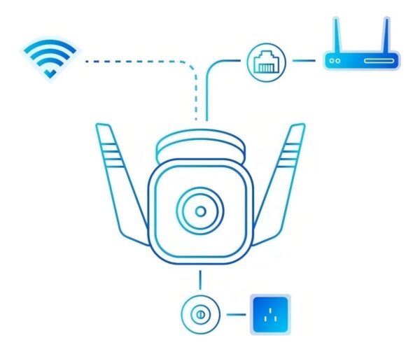 Camara Wi-Fi Outdoor Security 3Mp Two-Way Audio Color Blanco