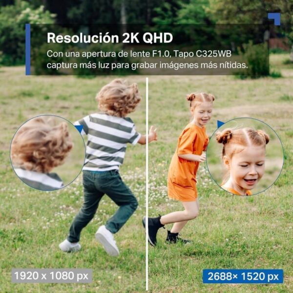 Tp-Link Tapo Cámara Wifi 4Mp Exterior Súper Visión Nocturna Blanco