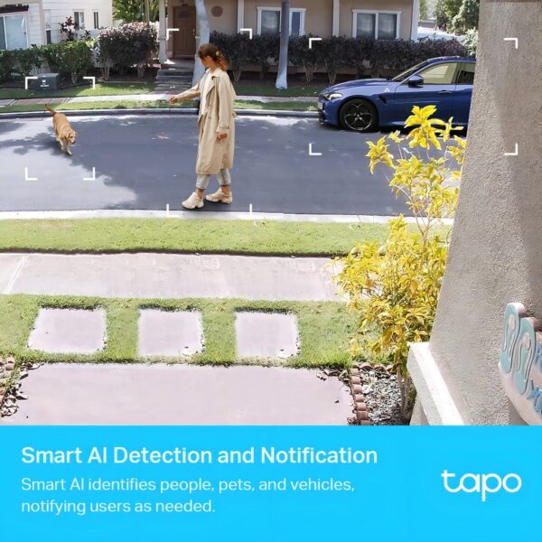 2 Camaras Vigilancia Wifi Tp-Link Tapo C420S2 2K Qhd Exterio Color Blanco