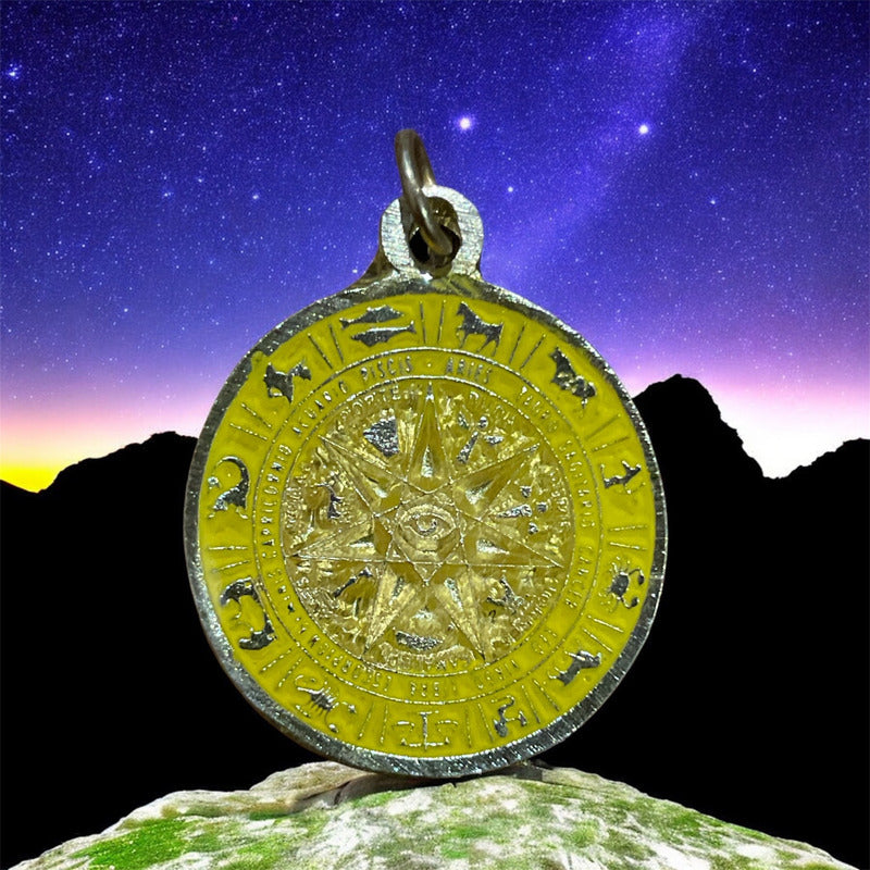 Dije Charm Hereje Estrella Zodiacal Brillante 25mm