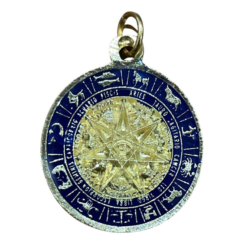 Dije Charm Hereje Estrella Zodiacal Brillante 25mm
