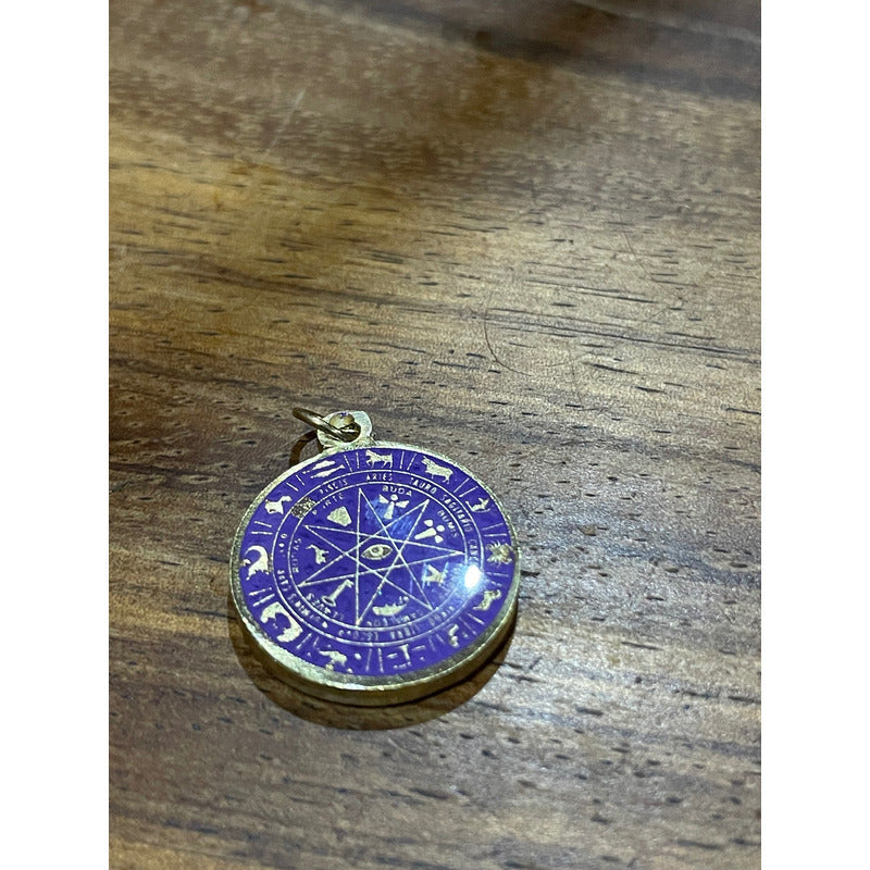 Dije Charm Hereje Estrella Zodiacal Brillante 25mm