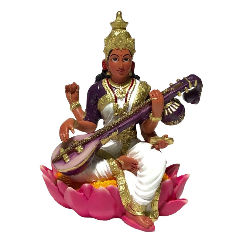 Saraswati Diosa De La Esencia Y El Ser, Resina Mantralizada Carne