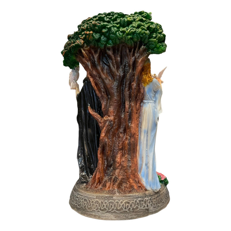 Triple Diosa Escultura De Resina 25cm De Altura Hecate Variado