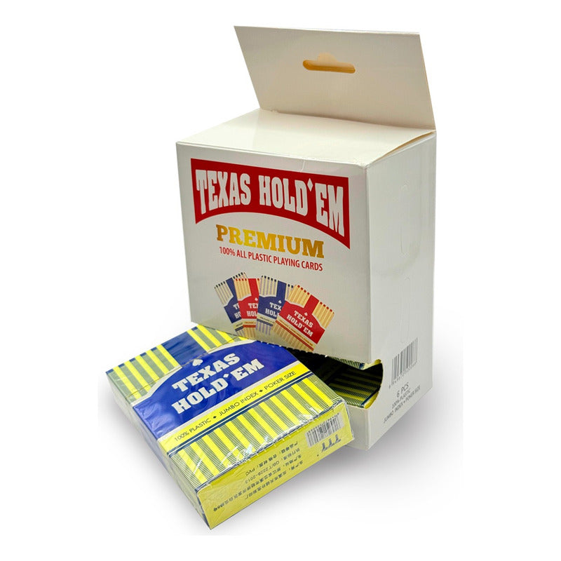 Set de 6 Barajas de Poker