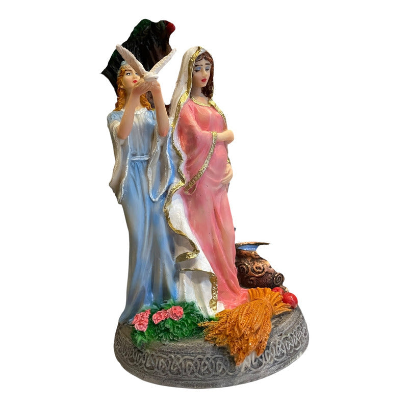 Triple Diosa Escultura De Resina 25cm De Altura Hecate Variado