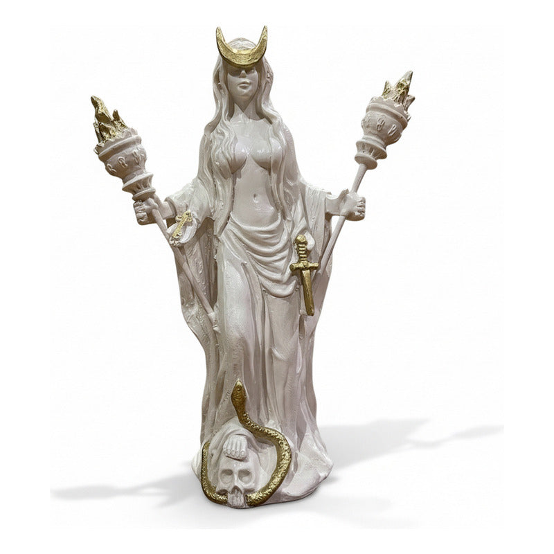 Hecate Escultura De Resina De 16 Cm De Alto