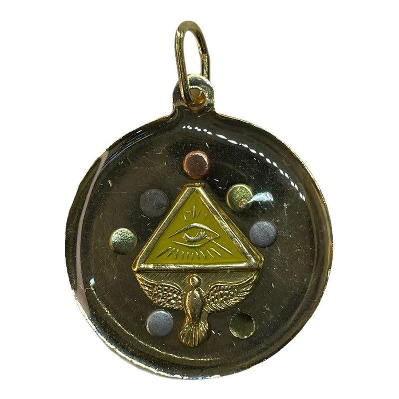Pentagrama Ritualizado 7 Metales Esotérico 30mm