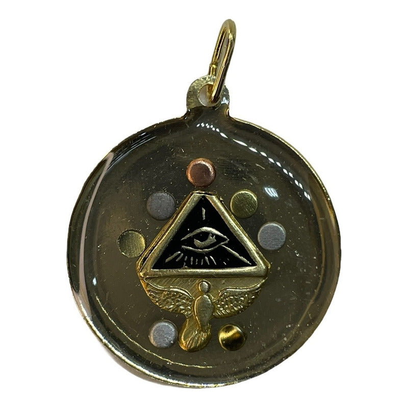 Pentagrama Ritualizado 7 Metales Esotérico 30mm