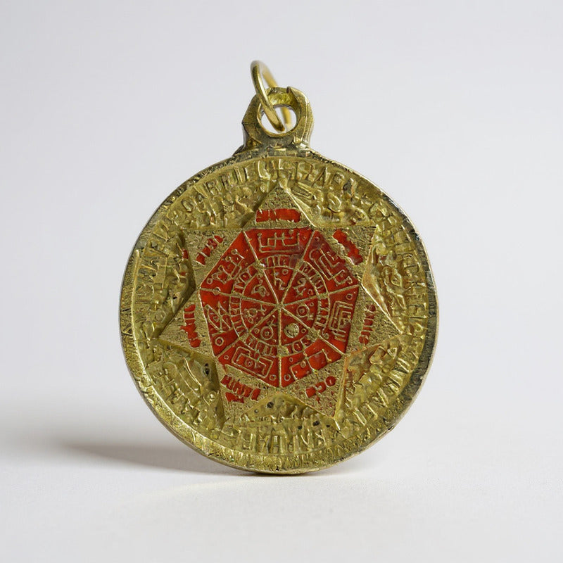 Sello Seite Arcangeles  Metatron Dije Metal Encapsulado 25mm