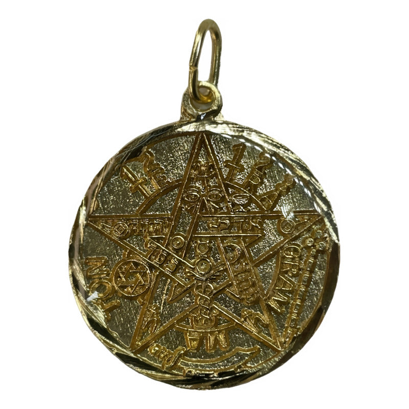 Pentagrama Ritualizado 7 Metales Esotérico 30mm