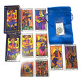 Tarot Marsella + Amuleto + Bolsa Para Tarot + Libro  13.4 Cm