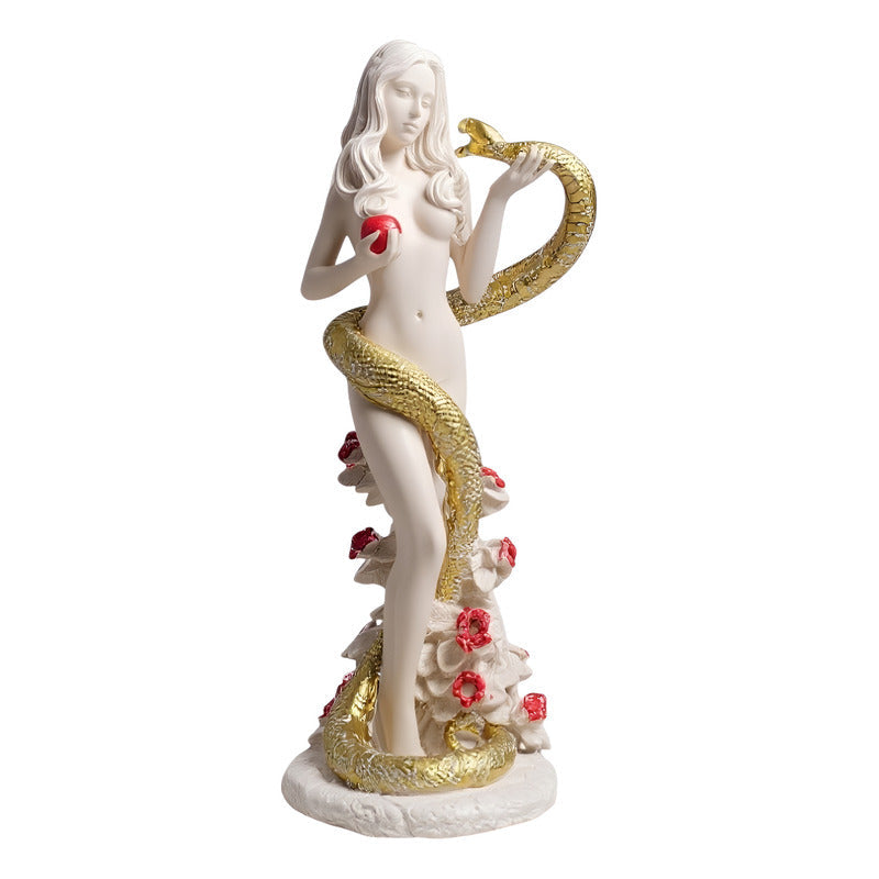 Eva Estatua De Resina 19x7x8cm