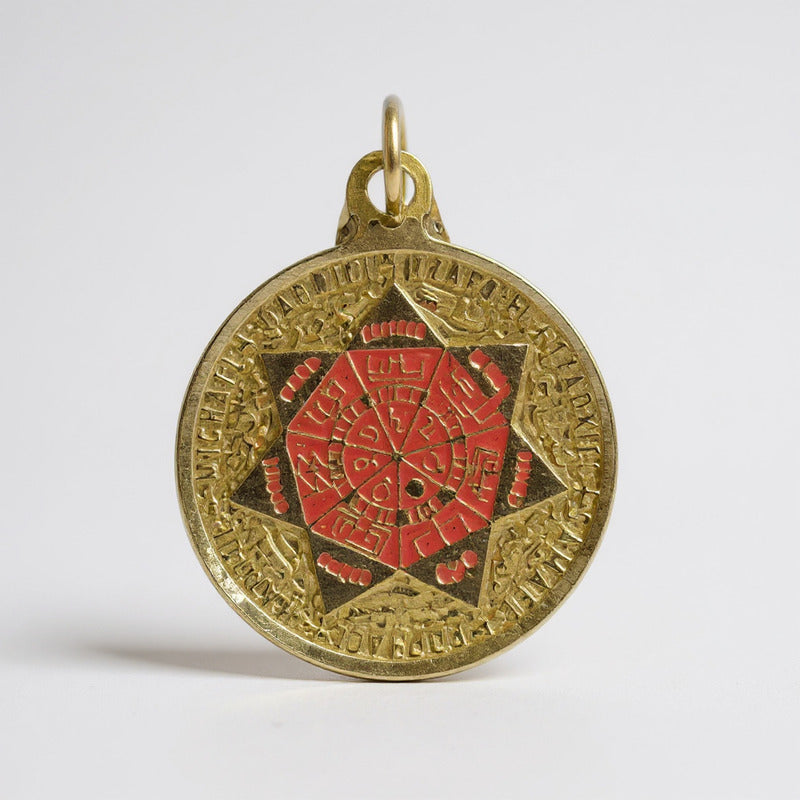 Sello Seite Arcangeles  Metatron Dije Metal Encapsulado 25mm