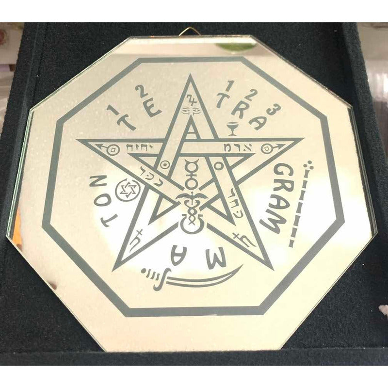 Tetragramaton 30cm Espejo Grabado