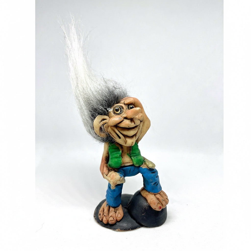 Troll Visionario Resina +semillas + Tarjeta Activación 11cm Multicolor