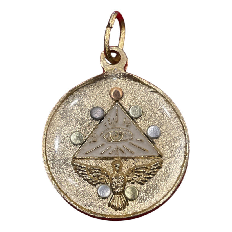 Pentagrama Ritualizado Mediano 7 Metales Tetragramaton 25mm