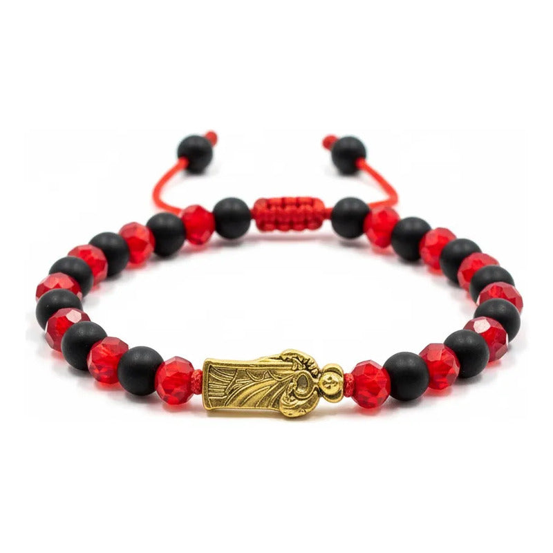 Pulsera San Judas Hilo Rojo Ajustable 7 Cm