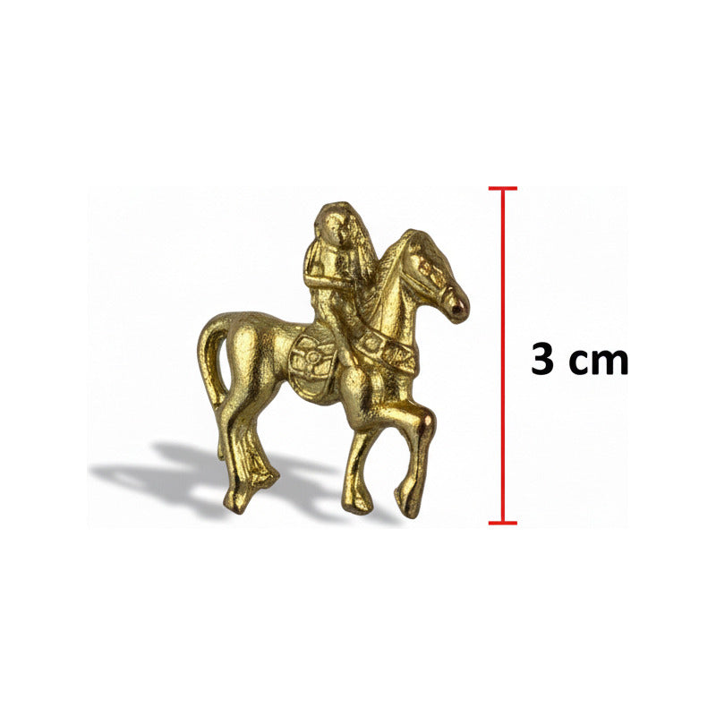 Caballo Con Mono O Mosca Amuleto Para Feng Shui 3 Cm Mono