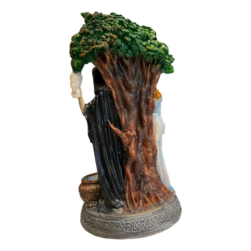 Triple Diosa Escultura De Resina 25cm De Altura Hecate Variado