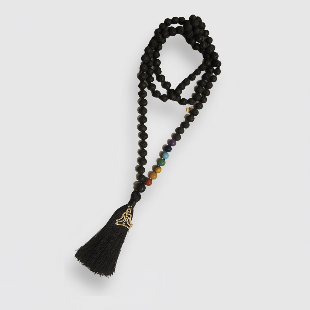 Japamala Piedra Volcánica para Meditación y Equilibrio