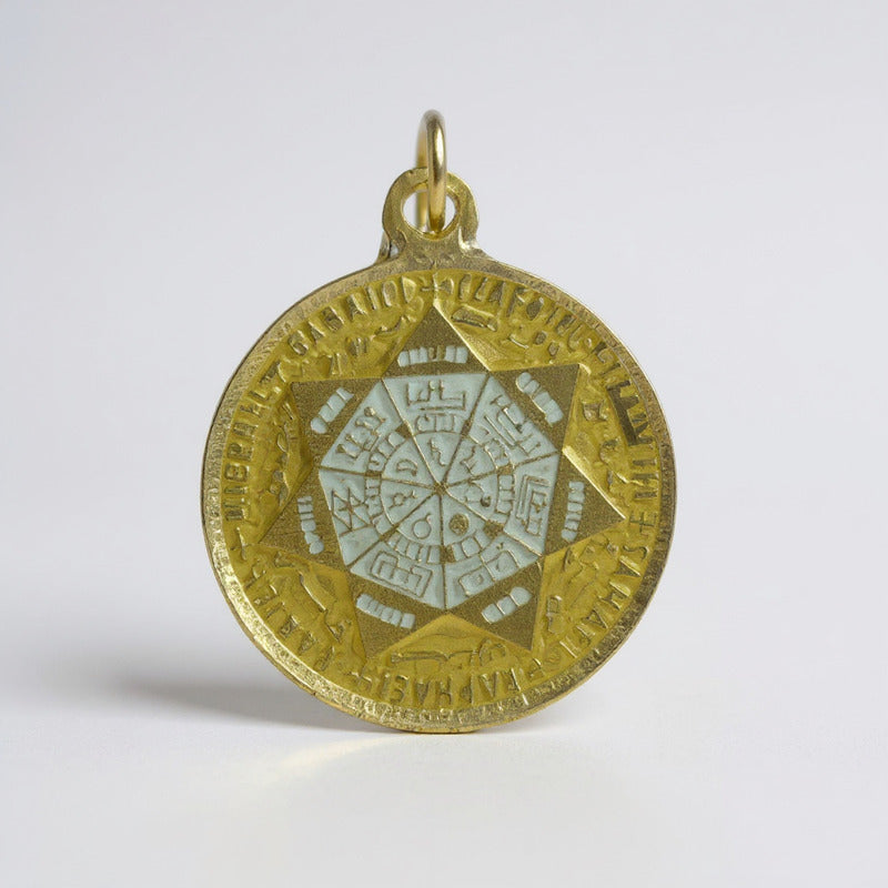 Sello Seite Arcangeles  Metatron Dije Metal Encapsulado 25mm