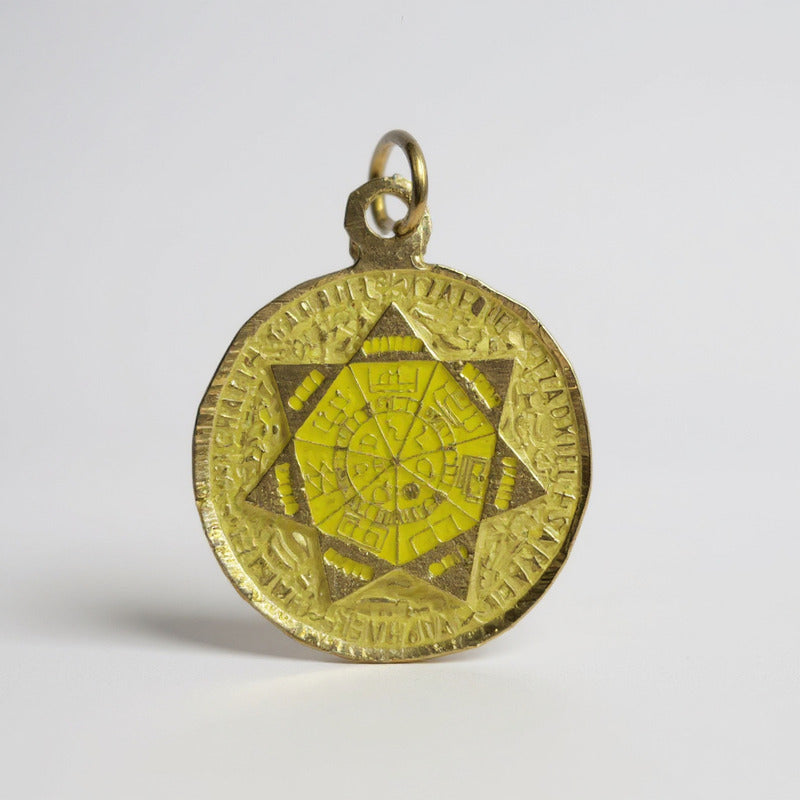 Sello Seite Arcangeles  Metatron Dije Metal Encapsulado 30mm