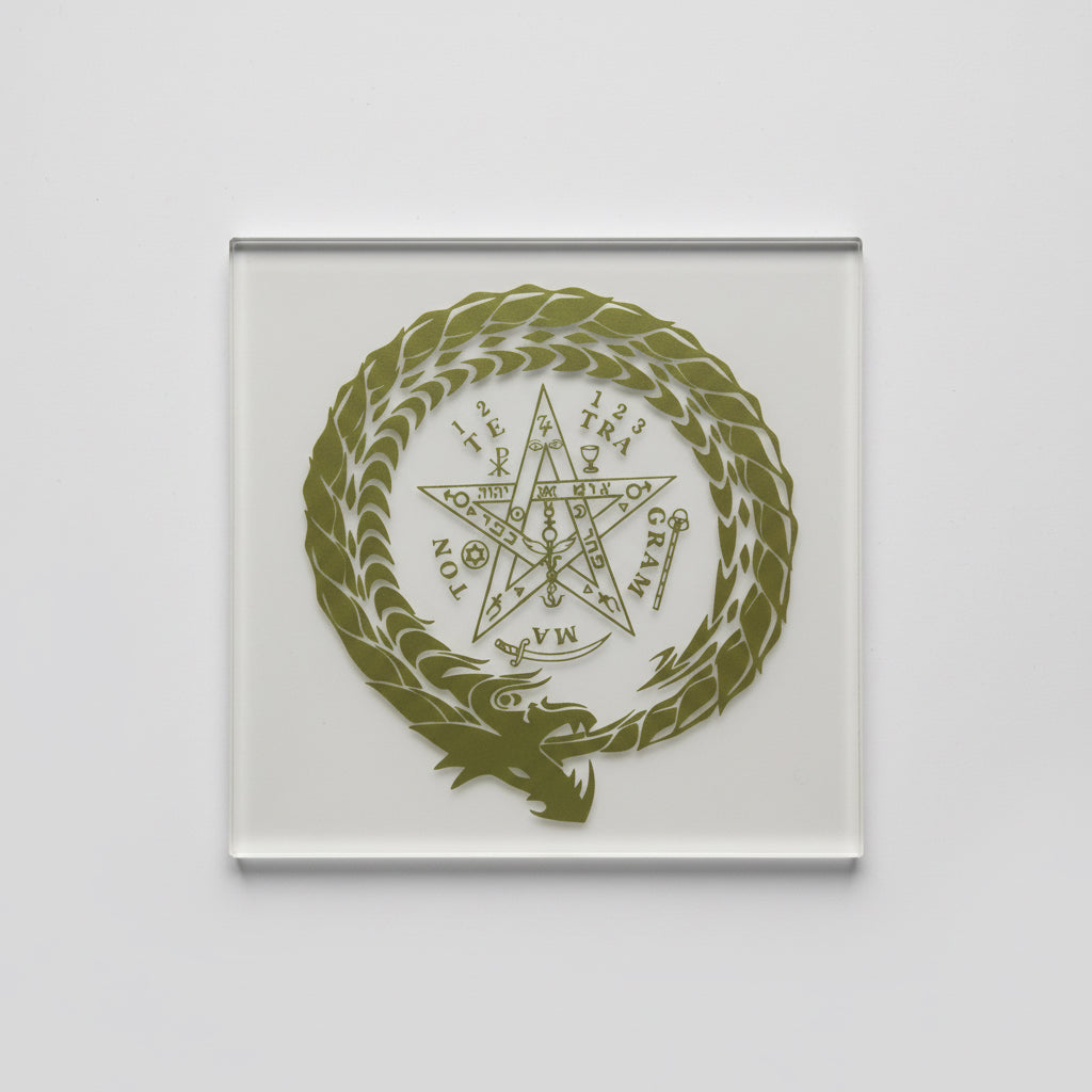 Tetragramaton Calcomanía Estampa Stickers 9cm